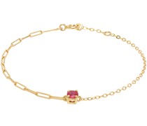 Gold Solitaire Bracelet
