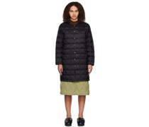 Black Crewneck Down Jacket