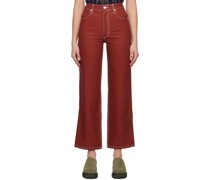 SSENSE Exclusive Red Jeans