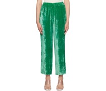 Green Elisabeth Trousers