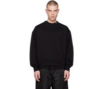 Black Side Zip Sweatshirt