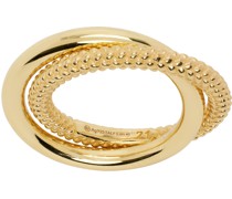 Gold Intreccio Interlocking Ring