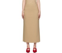 SSENSE Exclusive Taupe H Maxi Skirt