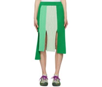 Green Paola Midi Skirt