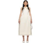 SSENSE Exclusive Off-White Bow Midi Dress