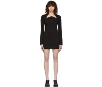 SSENSE Exclusive Black Star Neckline Short Dress