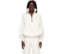 SSENSE Exclusive White Zip Sweater
