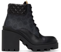 Black GG Ankle Boots