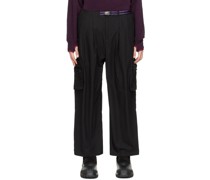 Black Layering Trousers
