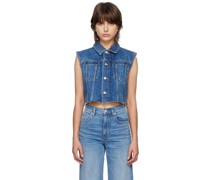 Blue Maya Denim Vest