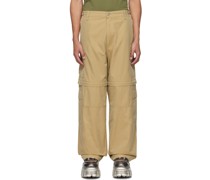 Beige Convertible Trousers