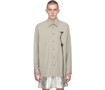 Taupe RCA Cable Shirt