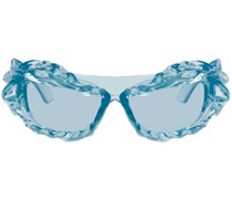 Blue Twisted Sunglasses