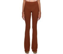 SSENSE Exclusive Brown Elasticized Trousers