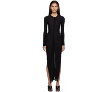 Black Bottom Down Maxi Dress
