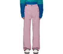 Purple Inside-Out Trousers