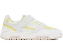 White & Yellow Scrapa UOMO Sneakers
