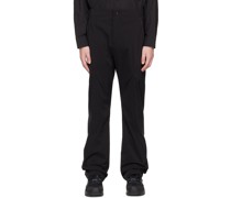 Black Zip Pocket Trousers
