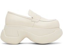 White Chunky Loafers