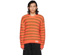 Orange & Brown Stripe Sweater