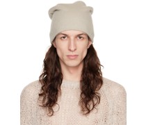 Gray Cashmere Beanie