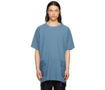 Blue Cargo Pocket T-Shirt