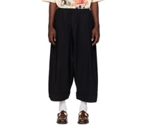 Black 'The Baker' Trousers