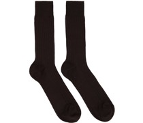 SSENSE Exclusive Brown Socks