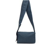 Blue Denim Messenger Bag
