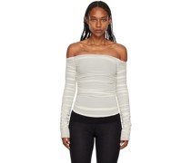 White Nai Long Sleeve T-Shirt