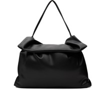Black Faco Shirring Bag