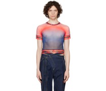 Blue Printed T-Shirt