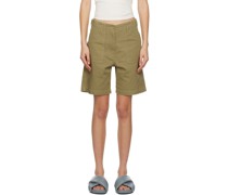Khaki Worker Shorts