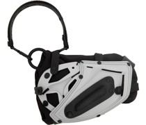 Black & Gray Maxi Matte Wristlet Phone Bag Bracelet