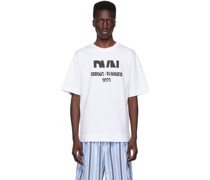 White Print T-Shirt