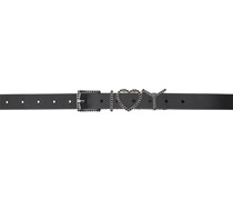 Black Y Heart Belt