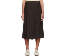 Brown Eyre Midi Skirt