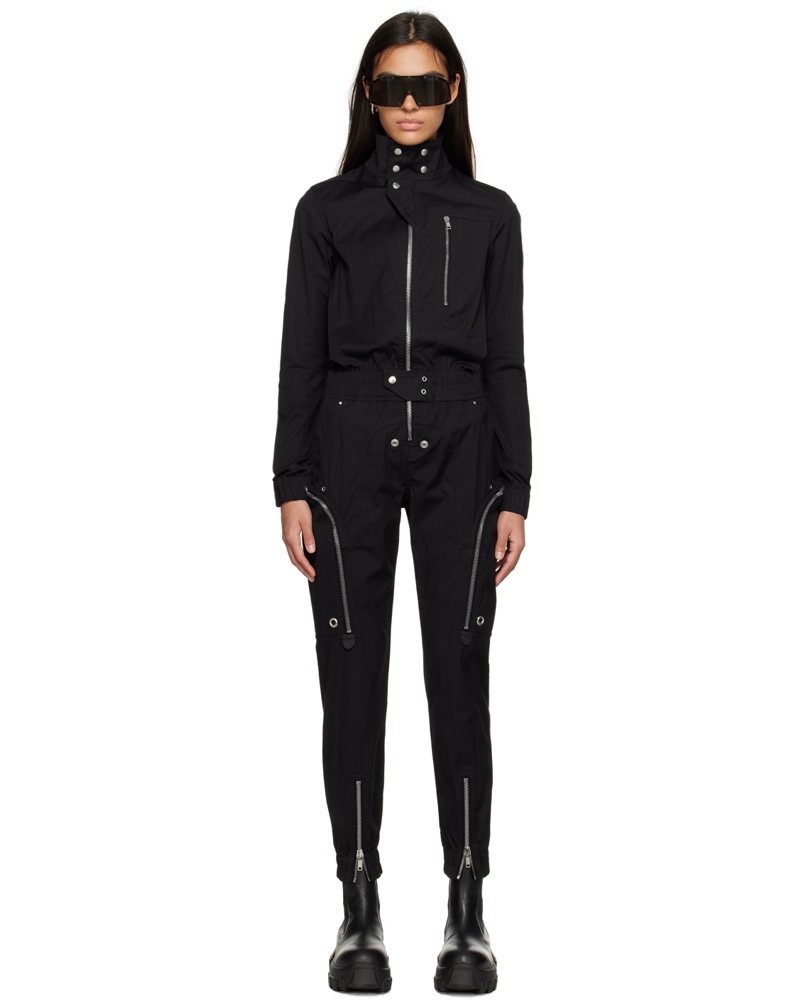 Rick Owens Damen Black Bauhaus Jumpsuit