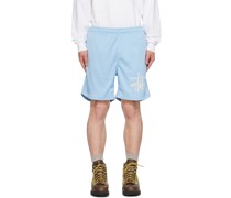 Blue Drawstring Shorts