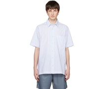 White & Blue Adam Shirt