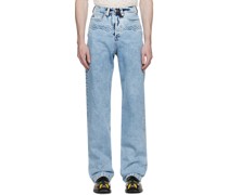 Blue Cable Corded Jeans