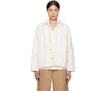 Off-White Embroidered Currents Jacket