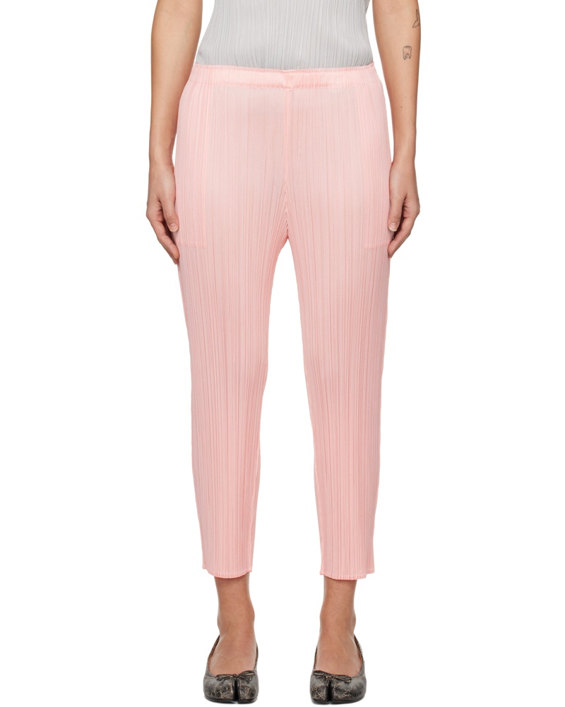 Issey Miyake Damen Pink Monthly Colors February Trousers