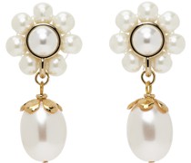 Gold Pearl Marti Earrings