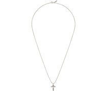 SSENSE Exclusive Silver Medium Cross Necklace