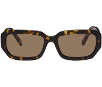 Tortoiseshell Rectangular Sunglasses