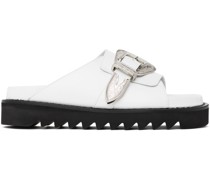 SSENSE Exclusive White Sandals