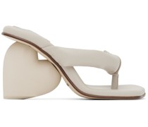 SSENSE Exclusive Taupe Love Mules