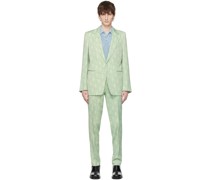Green Slim Fit Suit