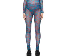 Blue Polka Dot Leggings